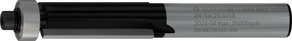 BOSCH Laminat-Bündigfräser, 8 mm, D1 9,5 mm, L 25,4 mm, G 68 mm
