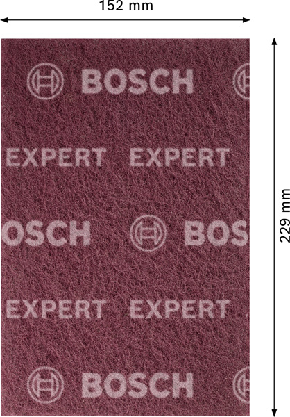 BOSCH EXPERT N880 Vliespad, 152x229mm, Sehr feines AloX BOSCH EXPERT N880 Vliespad, 152x229mm, Sehr feines AloX