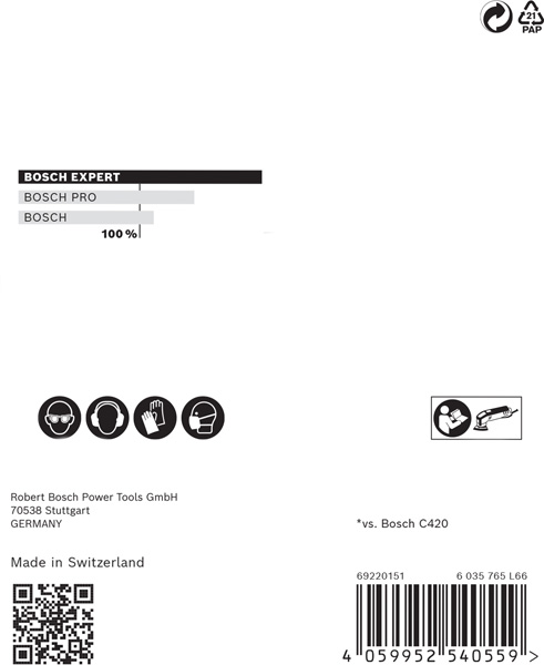 BOSCH EXPERT M480 Schleifnetz, 93x93mm, K100, 5-tlg. BOSCH EXPERT M480 Schleifnetz, 93x93mm, K100, 5-tlg.