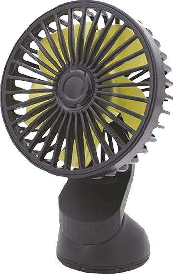 HP AUTOZUBEHÖR Auto-Ventilator USB 5V CEØ10,16cm, starker Saugfuß