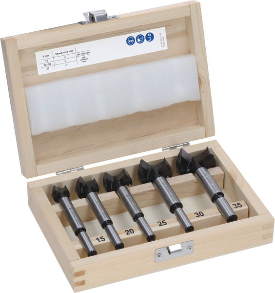 BOSCH EXPERT Laminated Wood Scharnierlochbohrersatz, 15/20/25/30/35 x 60 x 90 mm, 5 St BOSCH EXPERT Laminated Wood Scharnierlochbohrersatz, 15/20/25/30/35 x 60 x 90 mm, 5 St