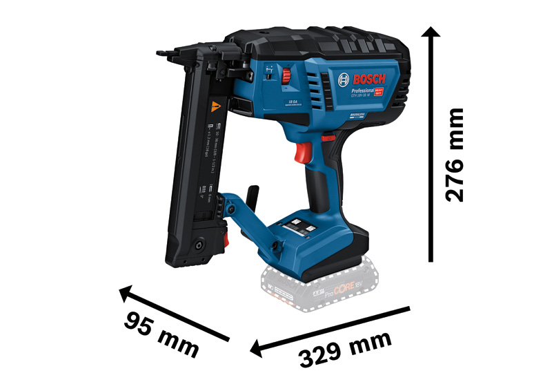 BOSCH Akku-Holzklammerer GTH 18V-38 M