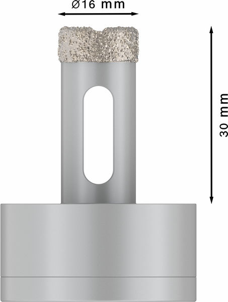 BOSCH PRO Ceramic dry Trockenbohrkrone, 16 x 30 mm, X-Lock BOSCH PRO Ceramic dry Trockenbohrkrone, 16 x 30 mm, X-Lock