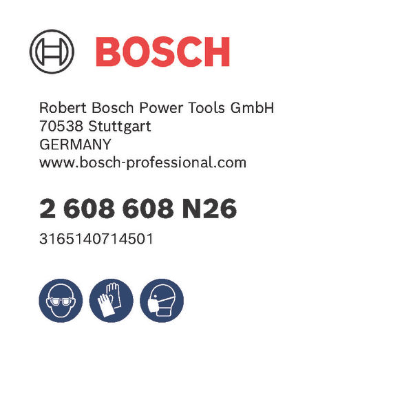 BOSCH Schleifgitter, 93 x 230 mm, K120, 5er-Pack