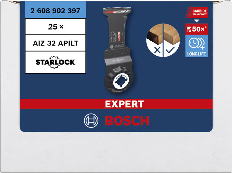 BOSCH EXPERT MultiMax AIZ 32 APILT Tauchsägeblatt für Multifunktionswerkzeuge, 25?tlg. BOSCH EXPERT MultiMax AIZ 32 APILT Tauchsägeblatt für Multifunktionswerkzeuge, 25?tlg.