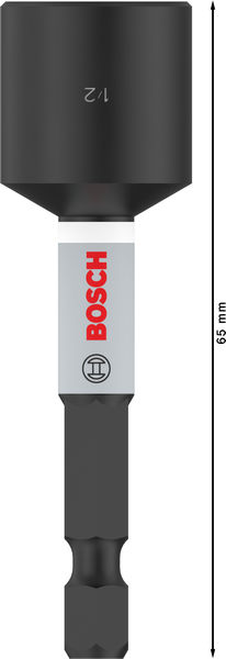 BOSCH PRO Nutsetter Impact , 1/2" x 65 mm, 2 9/16" x 65 mm BOSCH PRO Nutsetter Impact , 1/2" x 65 mm, 2 9/16" x 65 mm