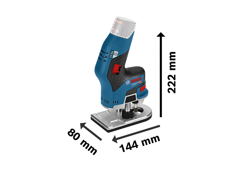 BOSCH Akku-Kantenfräse GKF 12V-8, Solo Version, L-BOXX BOSCH Akku-Kantenfräse GKF 12V-8, Solo Version, L-BOXX