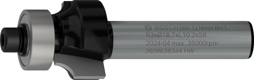 BOSCH PRO Abrundfräser, R 3, Schaft 8 mm BOSCH PRO Abrundfräser, R 3, Schaft 8 mm