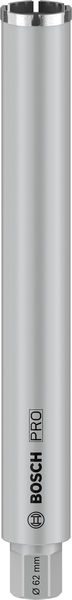 BOSCH PRO Nassbohrkrone, 62 x 450 mm, G 1 1/4 Zoll UNC