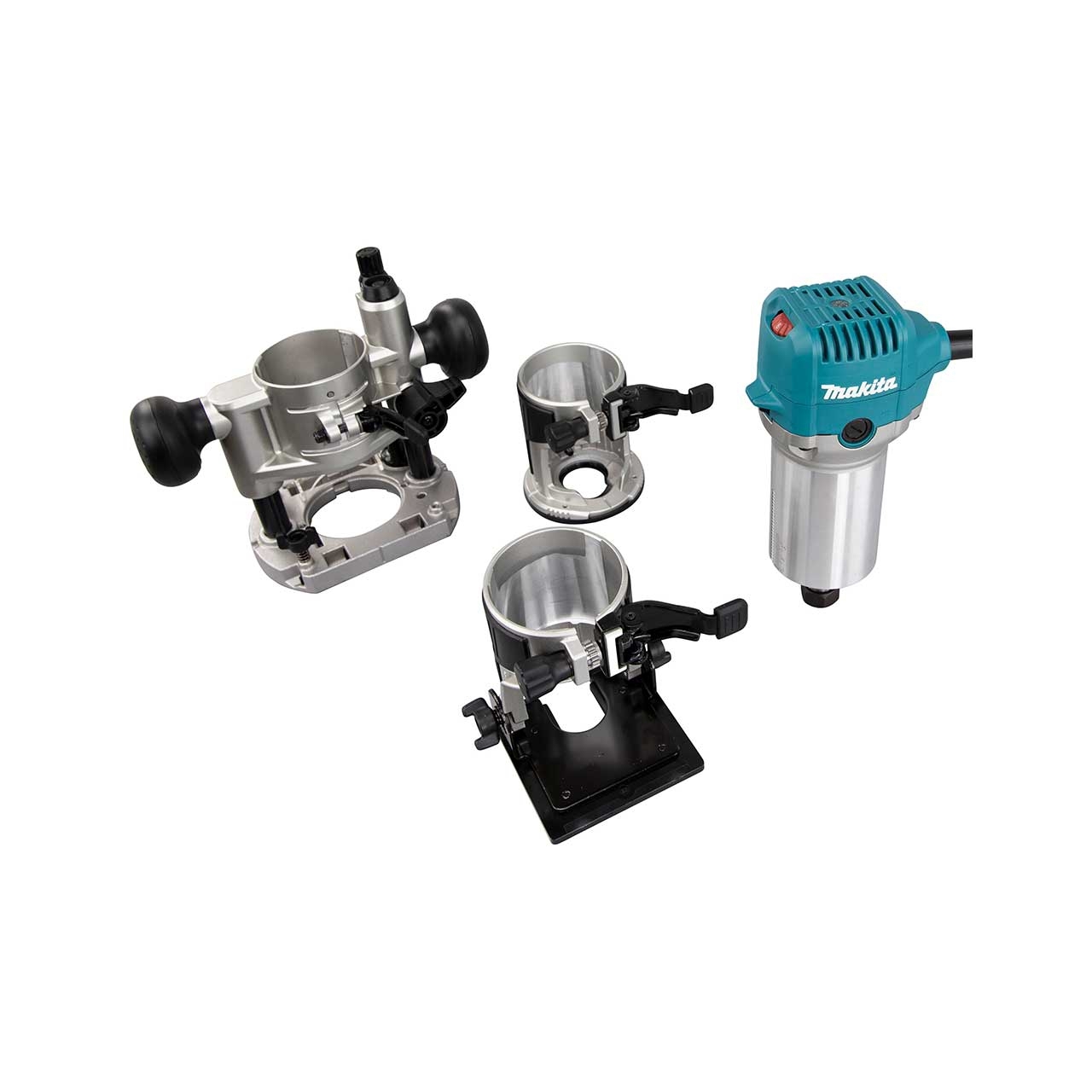 MAKITA Multifunktionsfräse RT0702CX2J 710 W inkl. Fräsmodule im MAKPAC