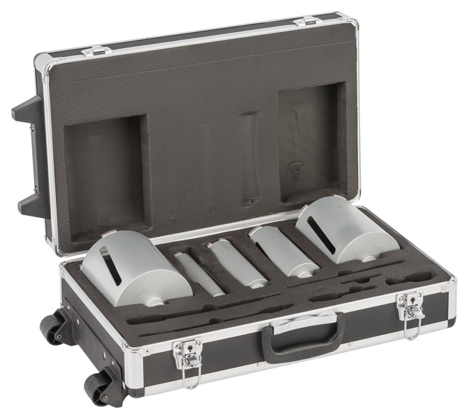 BOSCH Diamanttrockenbohrkronen-Set, 5-tlg., G 1/2 Zoll, 38-127 mm BOSCH Diamanttrockenbohrkronen-Set, 5-tlg., G 1/2 Zoll, 38-127 mm