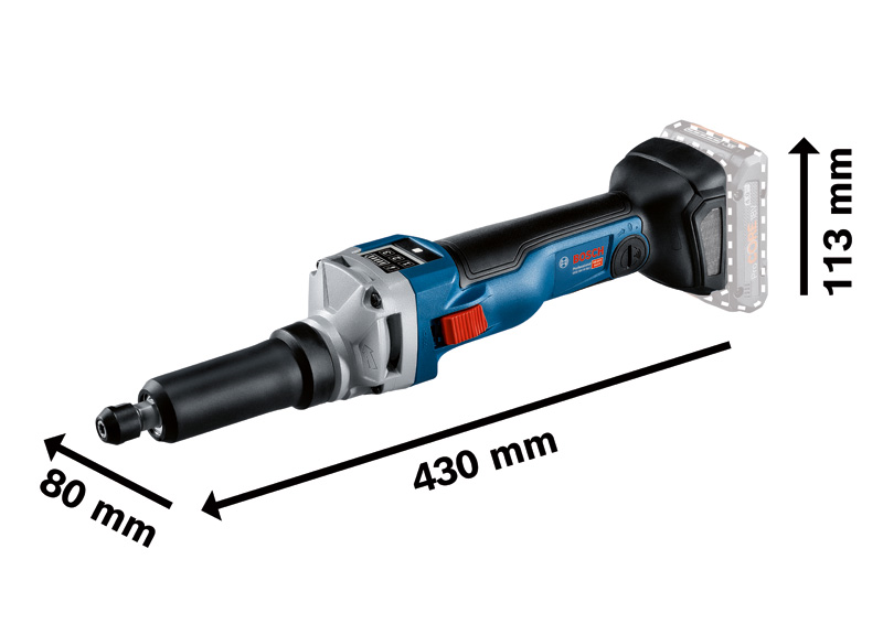BOSCH Akku-Geradschleifer GGS 18V-10 SLC