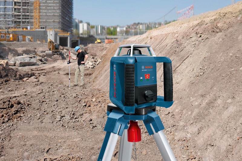 BOSCH Rotationslaser GRL 400 H im Handwerkerkoffer