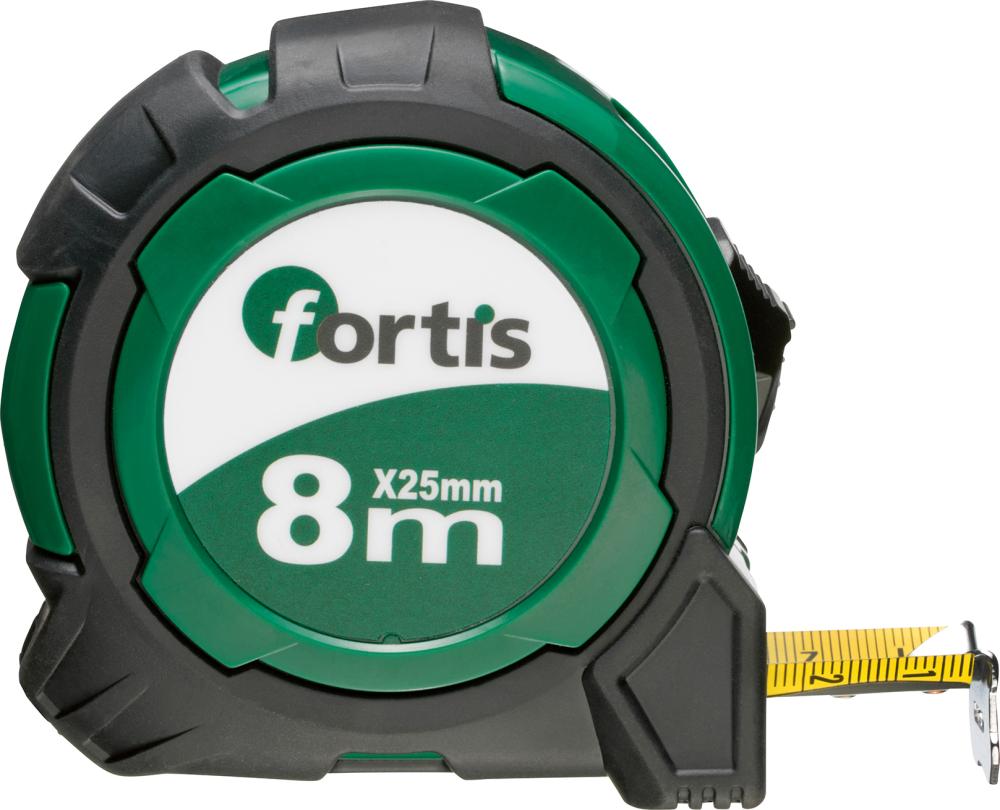 FORTIS Taschenbandmaß 8mx25 mm FORTIS