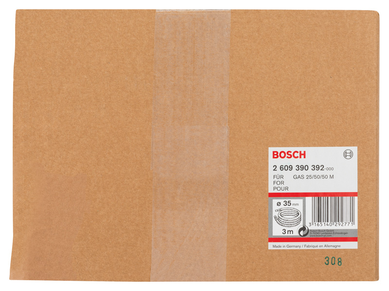 BOSCH Schlauch für Bosch-Sauger, 3 m, 35 mm, mit Bajonettverschluss BOSCH Schlauch für Bosch-Sauger, 3 m, 35 mm, mit Bajonettverschluss