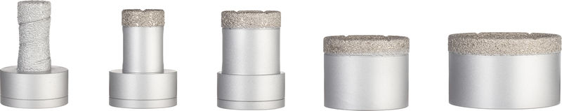 BOSCH PRO Ceramic dry X-Lock Bohrkronen-Set, 68x33, 51x33, 35x33, 25x33, 20 mm, 5-tlg. BOSCH PRO Ceramic dry X-Lock Bohrkronen-Set, 68x33, 51x33, 35x33, 25x33, 20 mm, 5-tlg.