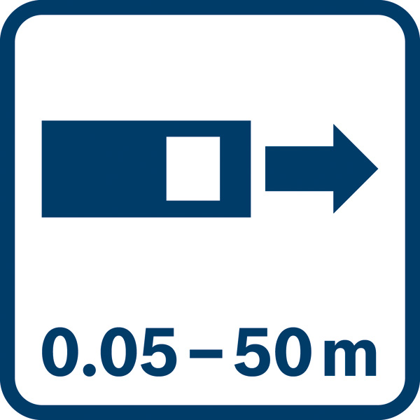 BOSCH Laser-Entfernungsmesser GLM 50-27 CG, 2 x 1,5 V LR6-Batterie (AA)