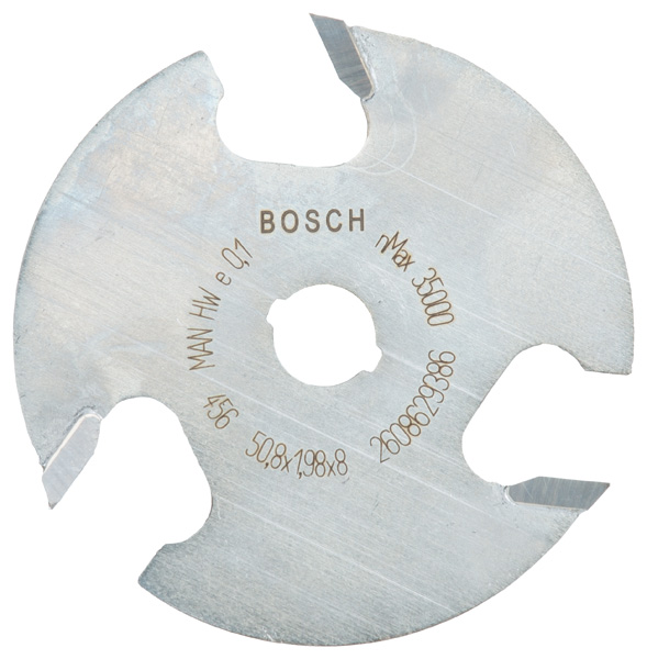 BOSCH Scheibennutfräser Expert for Wood, 8 mm, D1 50,8 mm, L 2 mm, G 8 mm