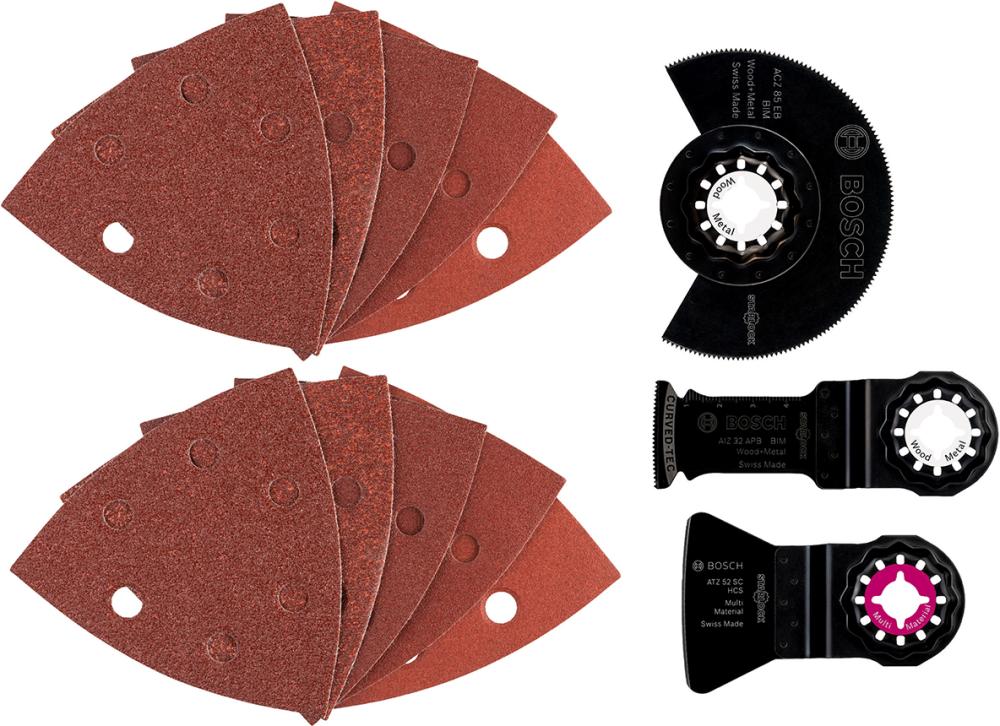 BOSCH Universal-Set, 13-teilig, für Multi-Cutter, Wood and Paint BOSCH Universal-Set, 13-teilig, für Multi-Cutter, Wood and Paint