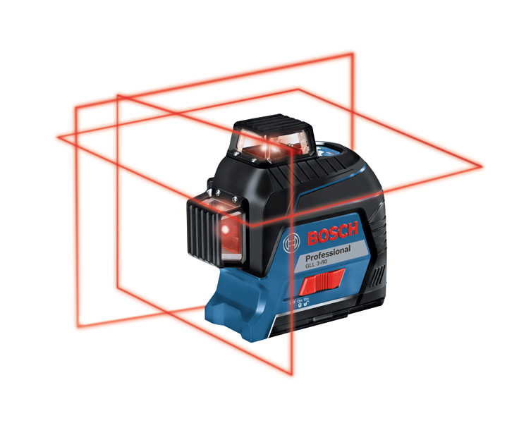 BOSCH Linienlaser GLL 3-80 im Handwerkerkoffer