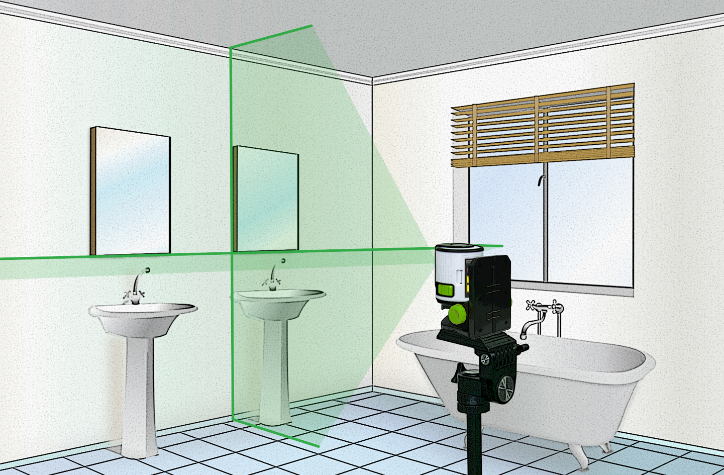 LASERLINER EasyCross-Laser Green Set LASERLINER EasyCross-Laser Green Set