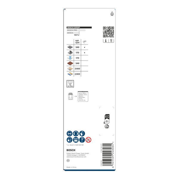 BOSCH EXPERT Multi Material Power Change Plus-Lochsägen Kit, 51 x 60 mm