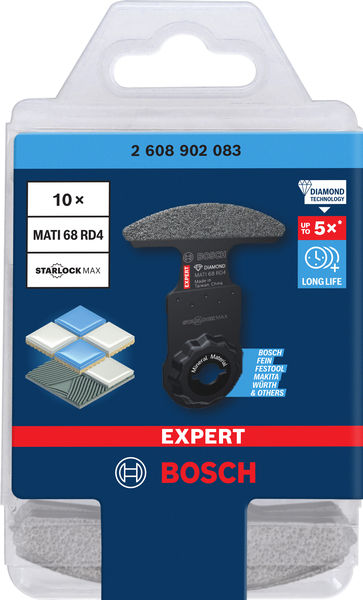 BOSCH EXPERT MATI 68 RD4 Corner Blade, 68 x 30 mm, 10-tlg. BOSCH EXPERT MATI 68 RD4 Corner Blade, 68 x 30 mm, 10-tlg.