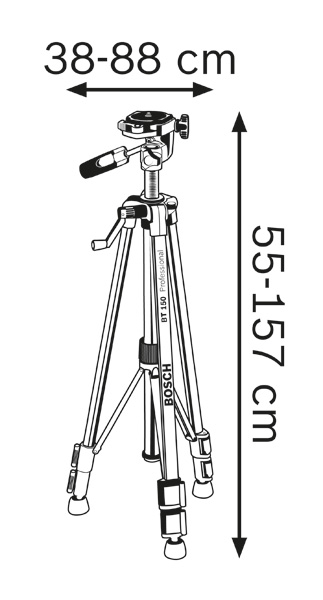 BOSCH Baustativ BT 150