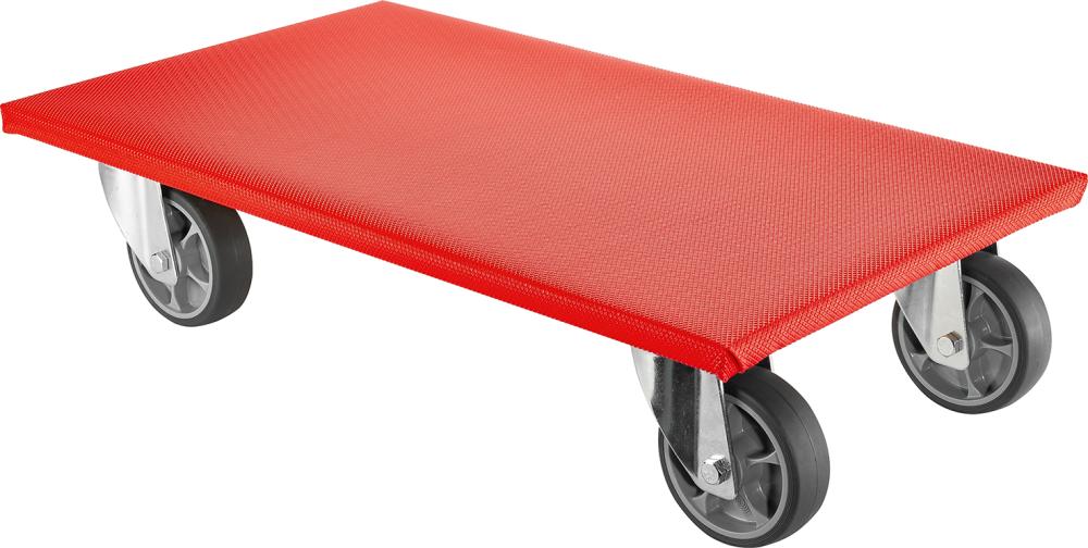 BS ROLLEN Möbelroller 600 x 350 Thermoplastische Räder, Tragkraft 330 kg