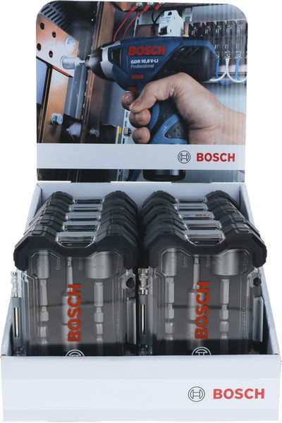 BOSCH 6-teiliges Steckschlüssel-Set, 6–13 mm
