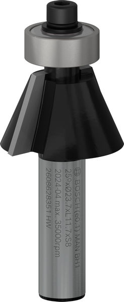 BOSCH PRO Fasefräser, 25°, Schaft 8 mm