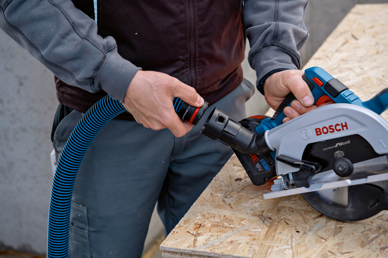 BOSCH Akku-Handkreissäge GKS 18V-57-2, 2 x ProCore 5.5 Ah + GAL 1880 CV in L-BOXX