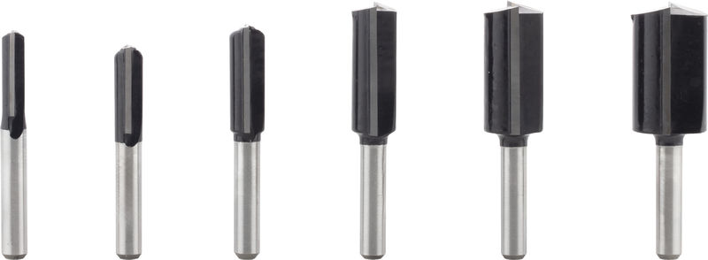 BOSCH PRO Nutfräser-Set, Schaft 1/4", 6-tlg BOSCH PRO Nutfräser-Set, Schaft 1/4", 6-tlg