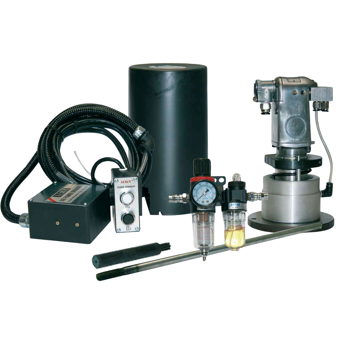 Optimum Universelles Druckluft-Werkzeugspannsystem ISO 40