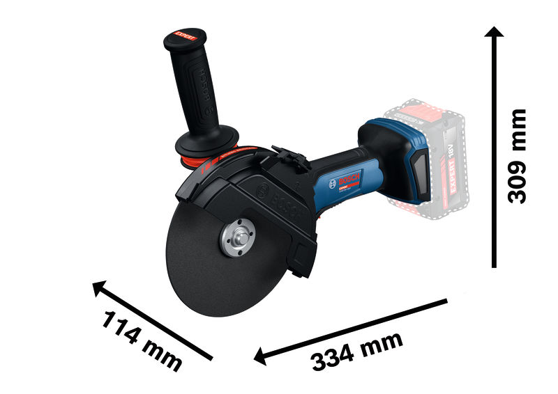 BOSCH EXPERT Akku-Winkelschleifer EXWS18V-180P