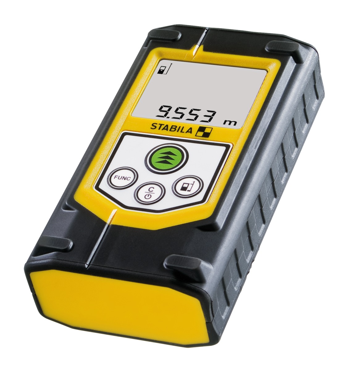 STABILA Laser-Entfernungsmesser LD 320, max. Messbereich 60 m, 8 Messfunktionen (u. a. Fläche, Volumen, Pythagoras, MIN/MAX-Tracking), IP 40, Tasche, Handschlaufe, inkl. Batterien (2 x AAA) STABILA Laser-Entfernungsmesser LD 320, max. Messbereich 60 m, 8 Messfunktionen (u. a. Fläche, Volumen, Pythagoras, MIN/MAX-Tracking), IP 40, Tasche, Handschlaufe, inkl. Batterien (2 x AAA)