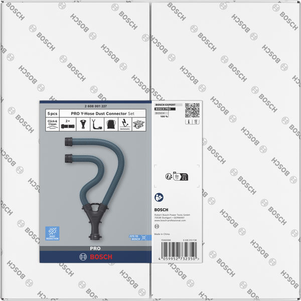 BOSCH PRO Y-Schlauch Staubanschluss Set für Tischkreissägen BOSCH PRO Y-Schlauch Staubanschluss Set für Tischkreissägen