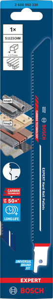 BOSCH EXPERT Hard Nail Pallets S1123CHM Säbelsägeblatt BOSCH EXPERT Hard Nail Pallets S1123CHM Säbelsägeblatt
