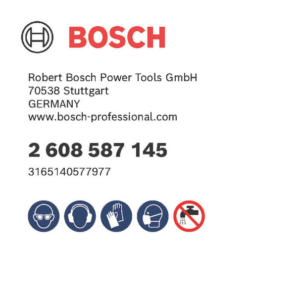 BOSCH PRO Ceramic dry Bohrer-Set, 6 x 33, 8 x 33, 10 x 33 mm, 3-tlg.