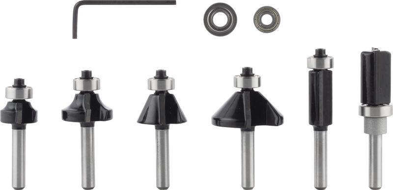 BOSCH PRO Kantenfräser-Set, 6-tlg