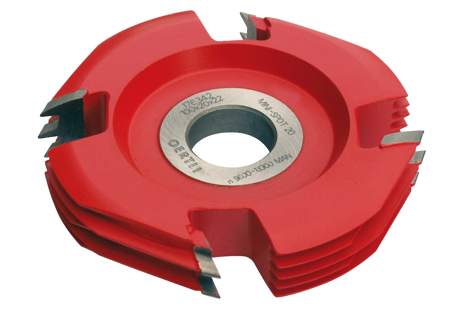 LAMELLO Minispot-Fräser, HW, 100 x 20 mm, Z 4 für Flickgröße 20