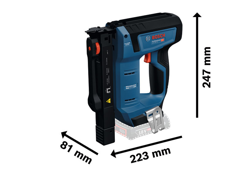 BOSCH Akku-Holzklammerer GTH 18V-14 in L-BOXX