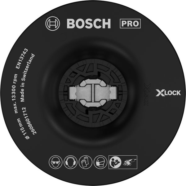 BOSCH PRO Stützteller Medium, 115 mm, X-Lock BOSCH PRO Stützteller Medium, 115 mm, X-Lock