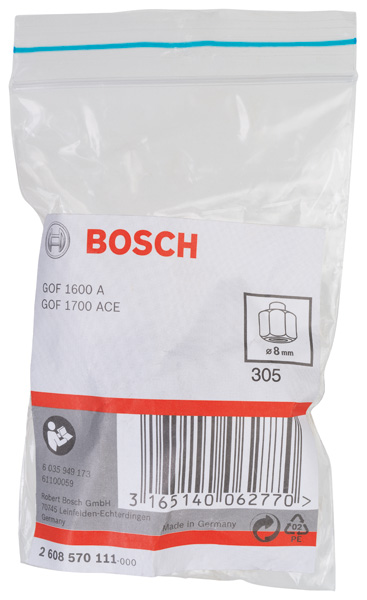 BOSCH Spannzange, 8 mm, 27 mm BOSCH Spannzange, 8 mm, 27 mm