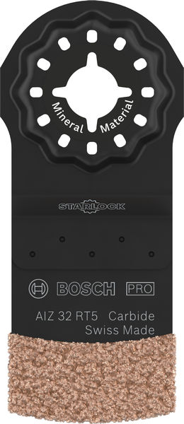 BOSCH PRO AIZ 32 RT5 Blatt für Multifunktionswerkzeuge, 2,5 x 32 mm BOSCH PRO AIZ 32 RT5 Blatt für Multifunktionswerkzeuge, 2,5 x 32 mm