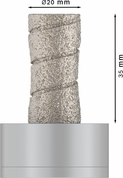 BOSCH PRO Ceramic dry Bohrkrone, M14, 20x35 mm, X-Lock BOSCH PRO Ceramic dry Bohrkrone, M14, 20x35 mm, X-Lock