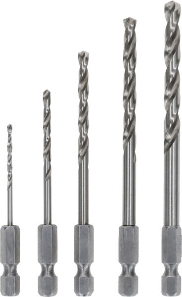 BOSCH PRO Metal HSS-G Hex Spiralbohrer Set, 5-tlg.