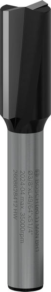 BOSCH PRO Nutfräser, zweischneidig, Ø 3/8" x L 49/64", Schaft 1/4" BOSCH PRO Nutfräser, zweischneidig, Ø 3/8" x L 49/64", Schaft 1/4"