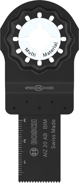 BOSCH AIZ 20 AB Multi Material Tauchsägeblatt, Starlock, 20 x 30 mm, 5-tlg.
