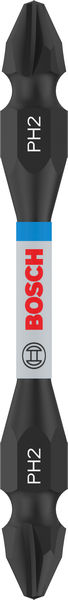 BOSCH PRO Impact Schrauberbit mit Doppelklingen u. Pick and Click-Einsätzen, PH2, 65mm